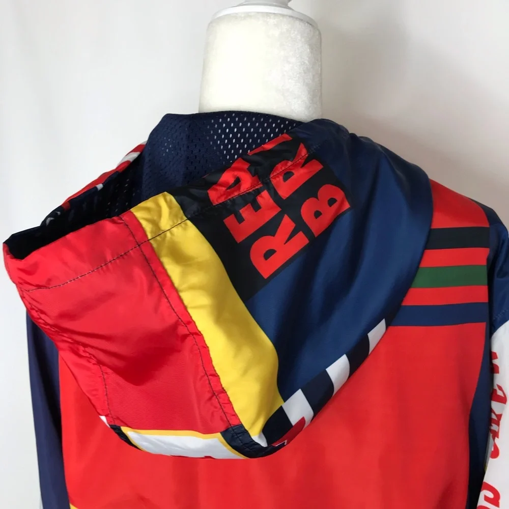 Reason Brand NYC Streetware Logo Full Zip Hooded Windbreaker Jacket XL - Picture 6 of 13